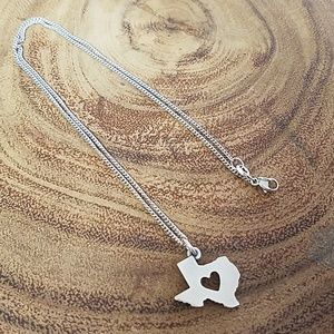 James Avery Heart of Texas Necklace